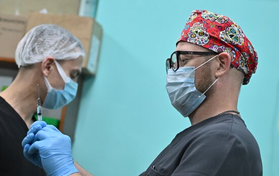 Передовой госпиталь спецназа "Ахмат" 4-й бригады МО РФ