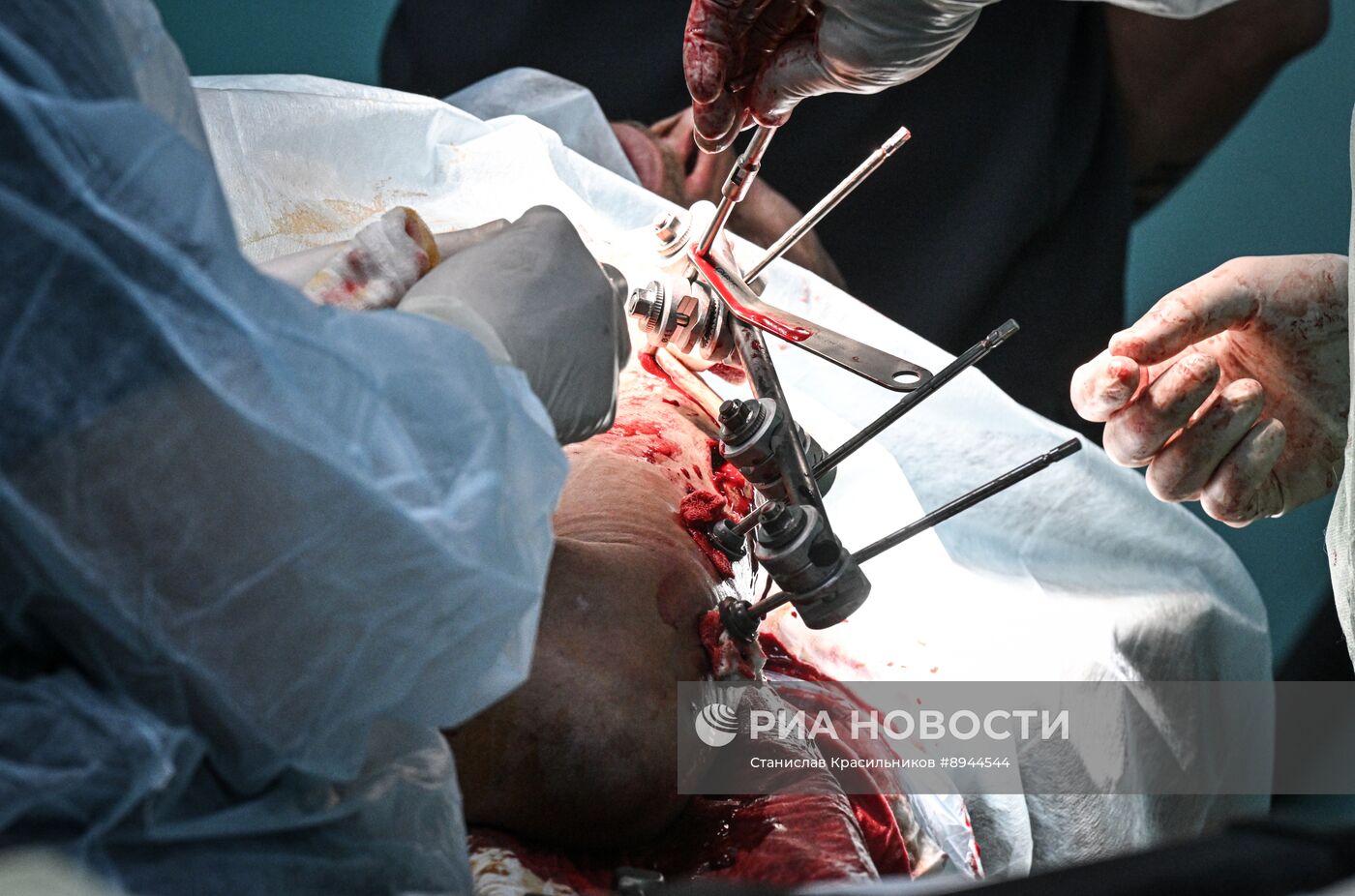 Передовой госпиталь спецназа "Ахмат" 4-й бригады МО РФ