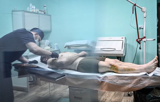 Передовой госпиталь спецназа "Ахмат" 4-й бригады МО РФ
