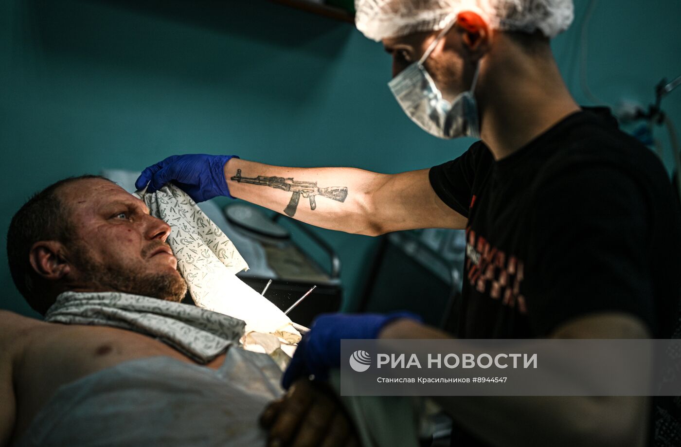 Передовой госпиталь спецназа "Ахмат" 4-й бригады МО РФ