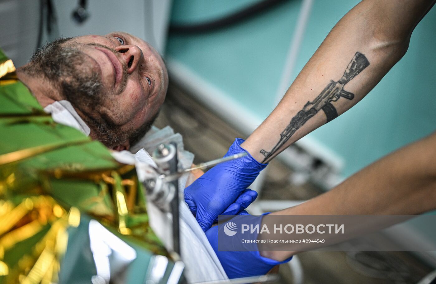 Передовой госпиталь спецназа "Ахмат" 4-й бригады МО РФ