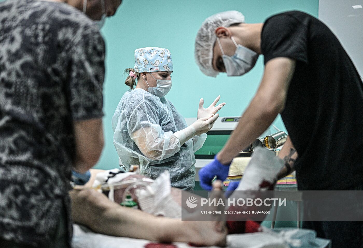 Передовой госпиталь спецназа "Ахмат" 4-й бригады МО РФ