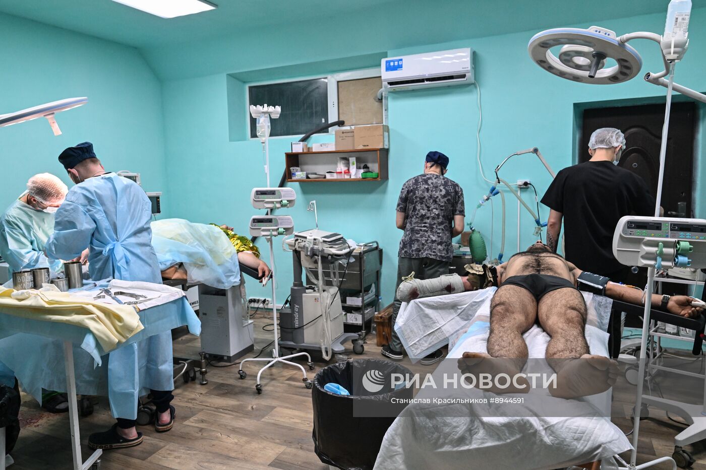 Передовой госпиталь спецназа "Ахмат" 4-й бригады МО РФ