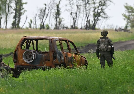 Посты воздушного наблюдения группировки войск "Центр" на Красноармейском направлении СВО