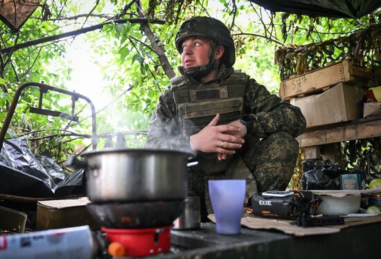 Посты воздушного наблюдения группировки войск "Центр" на Красноармейском направлении СВО