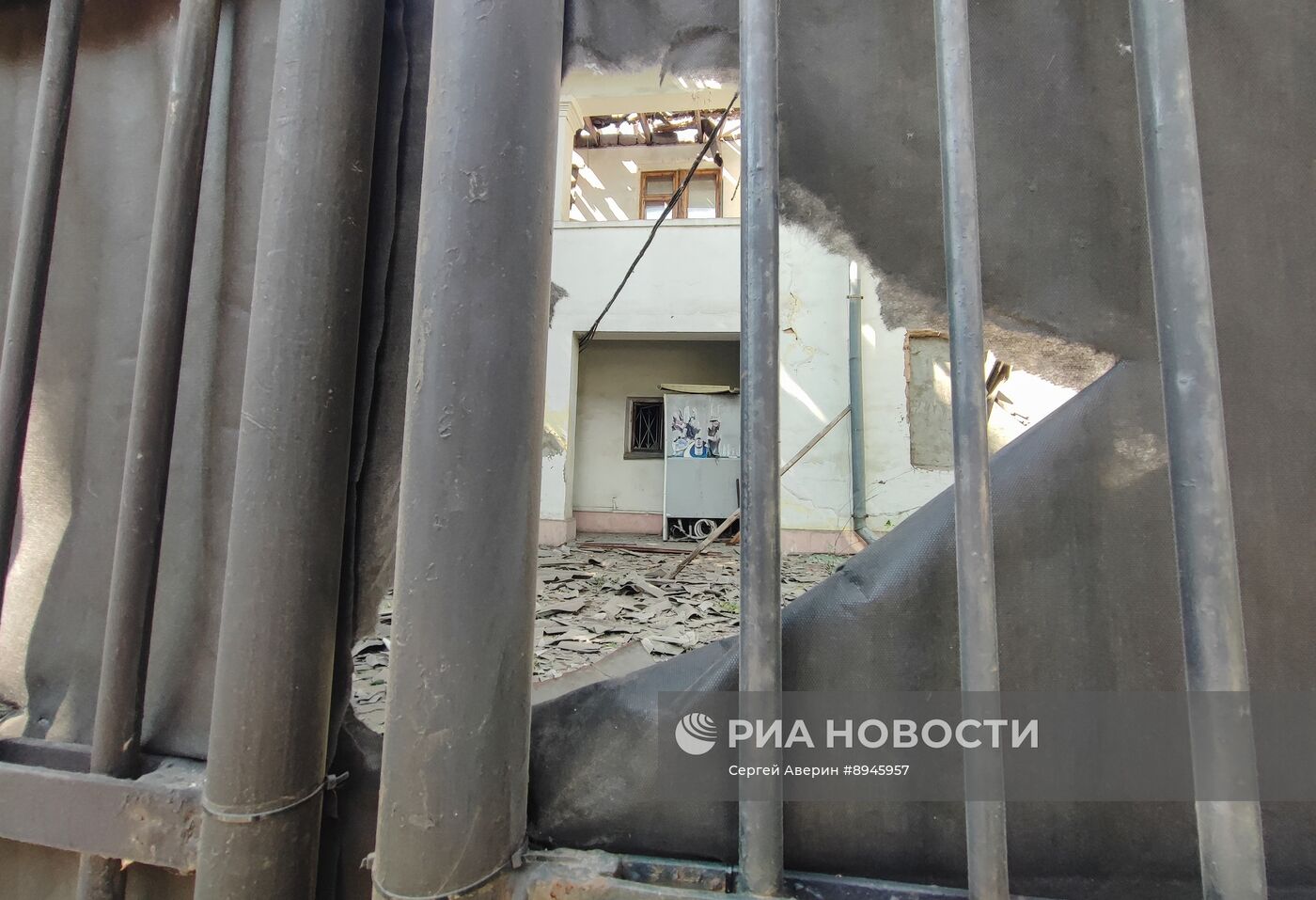 Последствия ударов со стороны ВСУ по Донецку