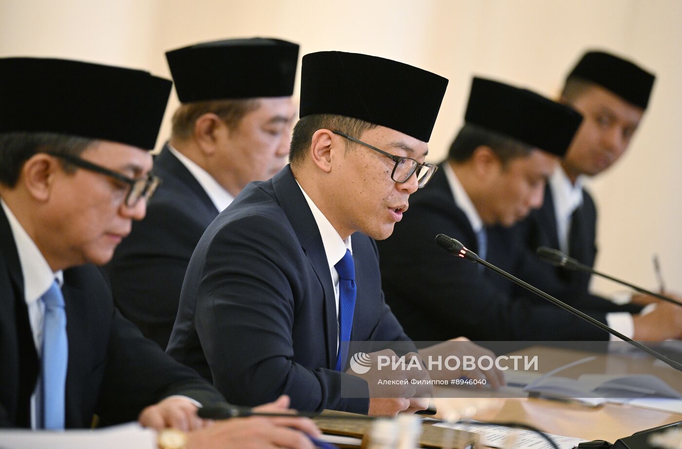 Встреча главы МИД РФ С. Лаврова и главы МИД Индонезии Сугионо 