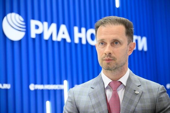 ПМЭФ-2025. Стенд РИА Новости и студия радио Sputnik