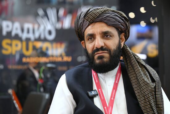 ПМЭФ-2025. Стенд РИА Новости и студия радио Sputnik