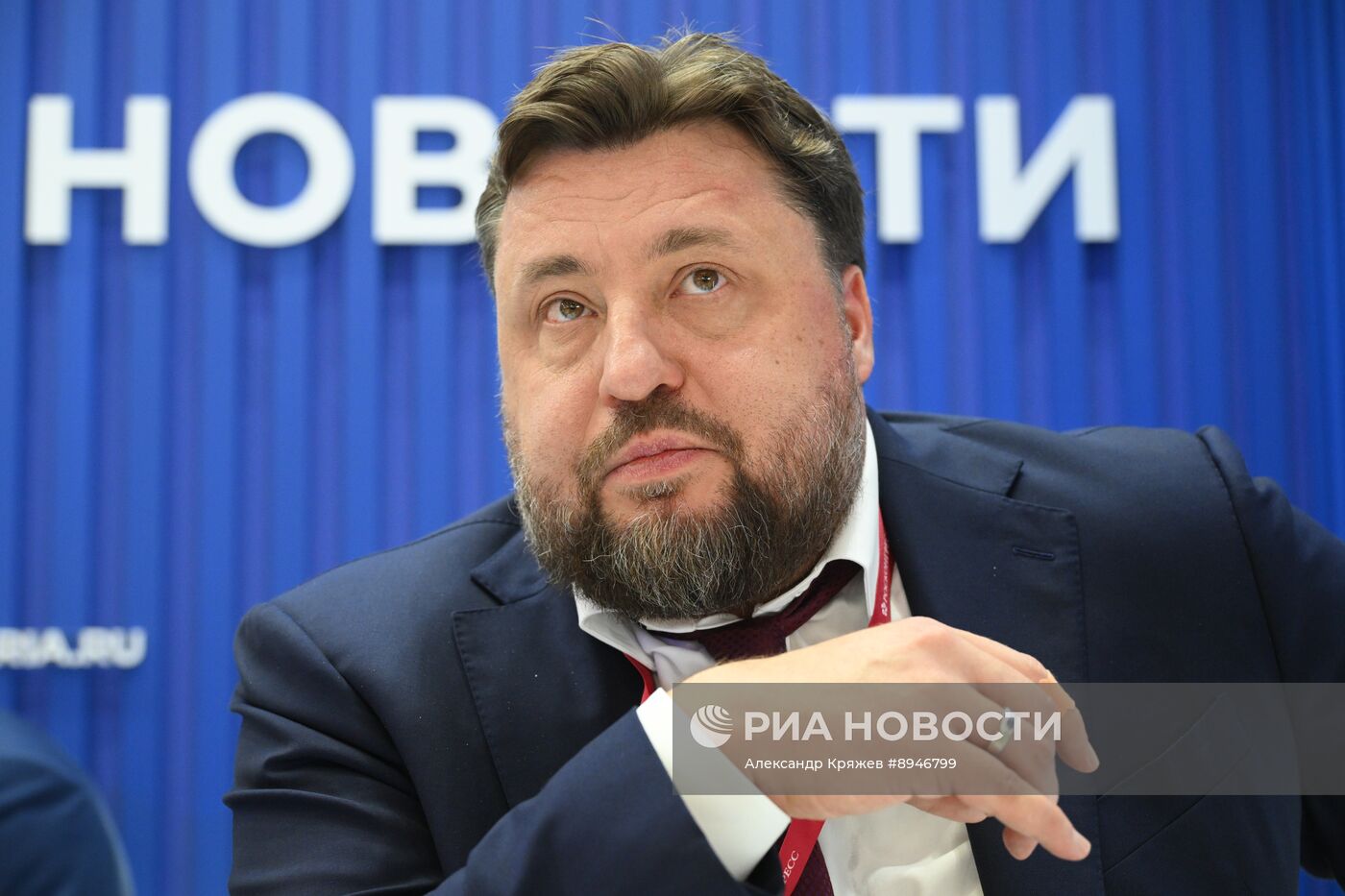 ПМЭФ-2025. Стенд РИА Новости и студия радио Sputnik