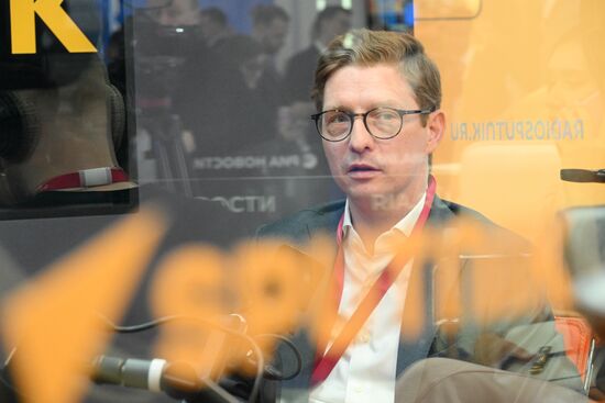 ПМЭФ-2025. Стенд РИА Новости и студия радио Sputnik