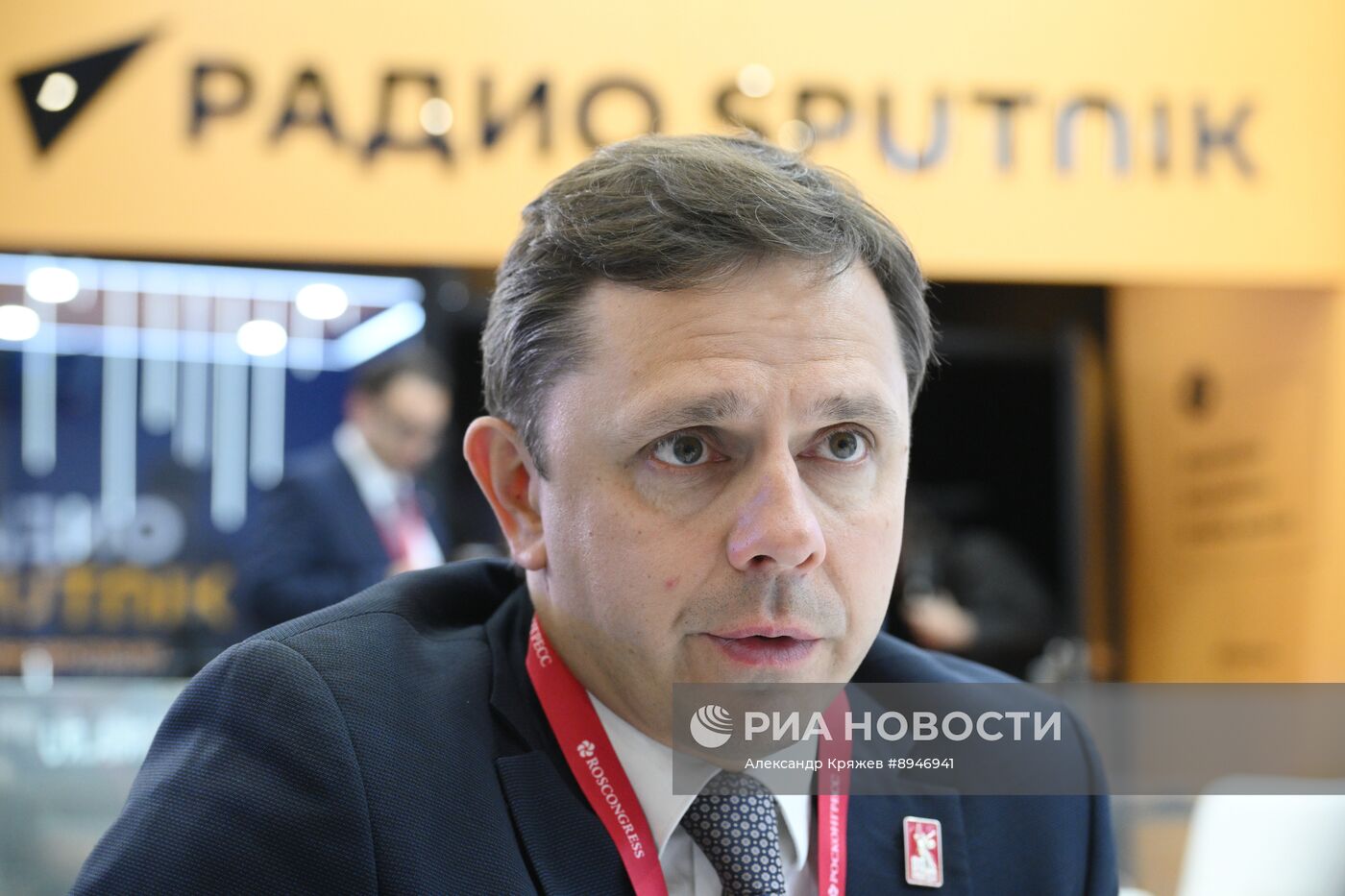 ПМЭФ-2025. Стенд РИА Новости и студия радио Sputnik