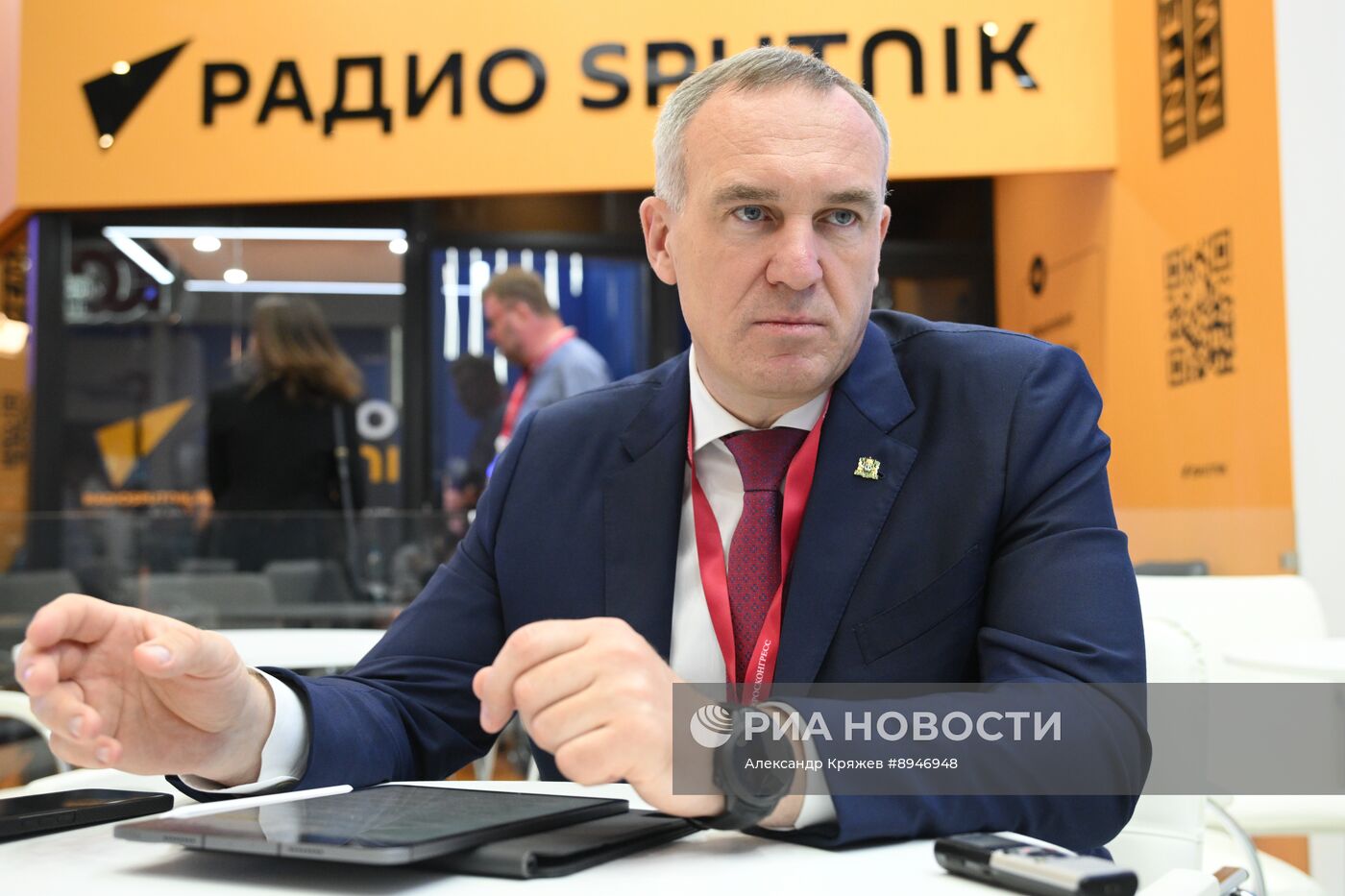 ПМЭФ-2025. Стенд РИА Новости и студия радио Sputnik