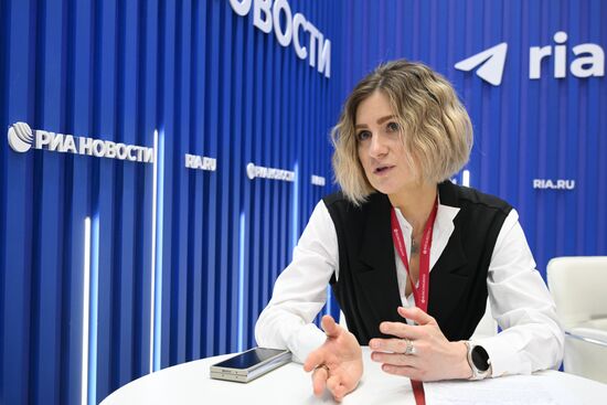 ПМЭФ-2025. Стенд РИА Новости и студия радио Sputnik