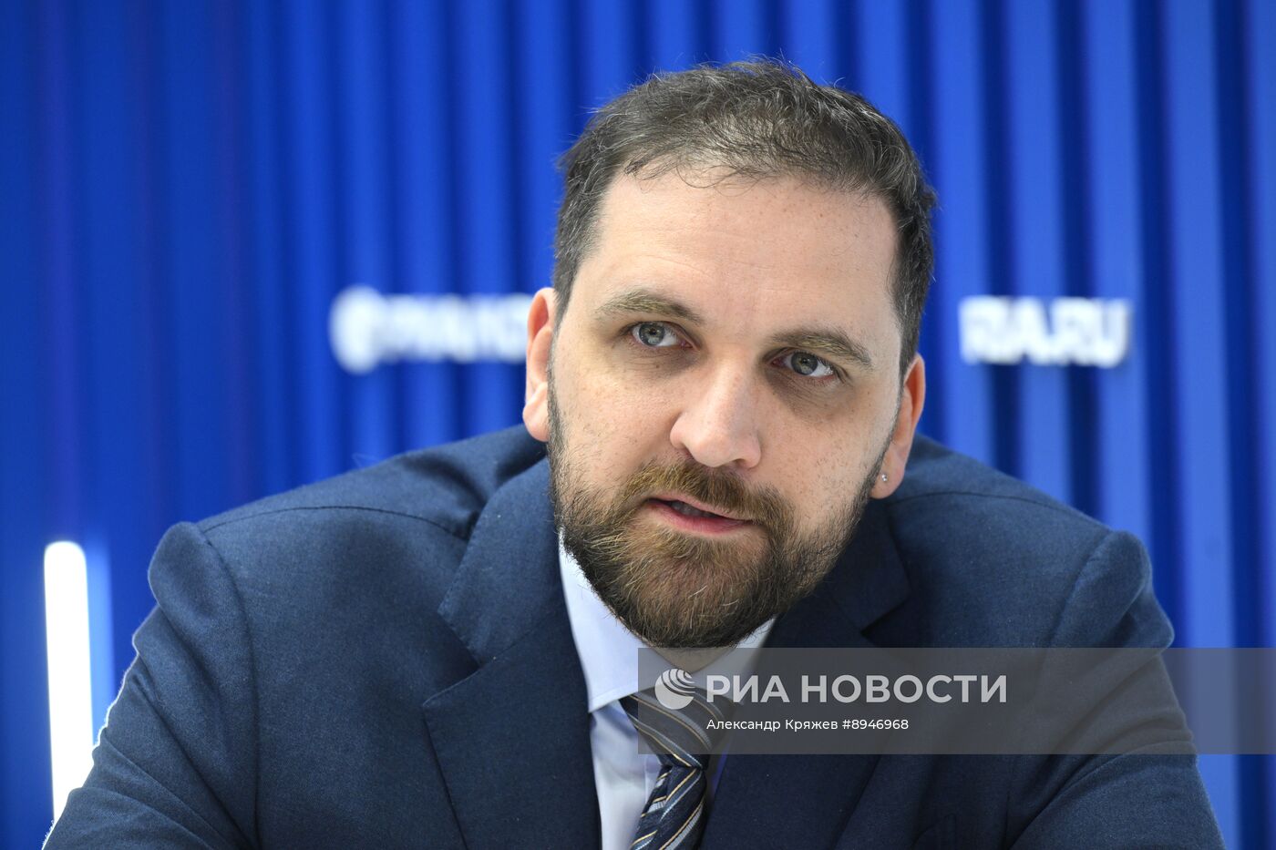 ПМЭФ-2025. Стенд РИА Новости и студия радио Sputnik