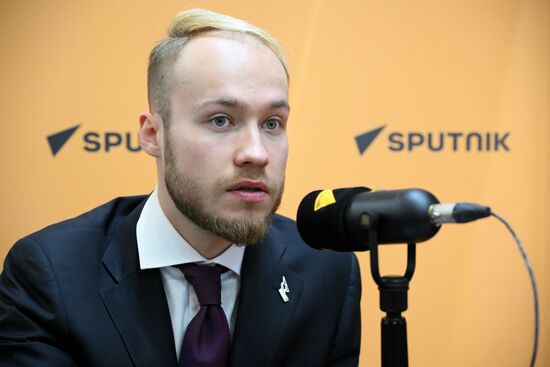 ПМЭФ-2025. Стенд РИА Новости и студия радио Sputnik