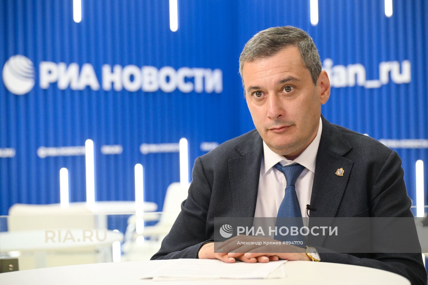 ПМЭФ-2025. Стенд РИА Новости и студия радио Sputnik