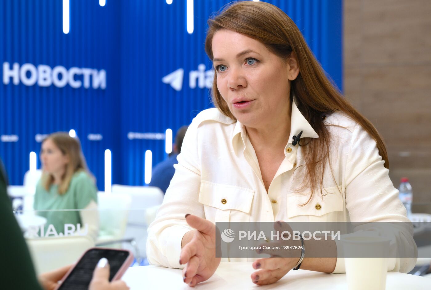 ПМЭФ-2025. Стенд РИА Новости и студия радио Sputnik