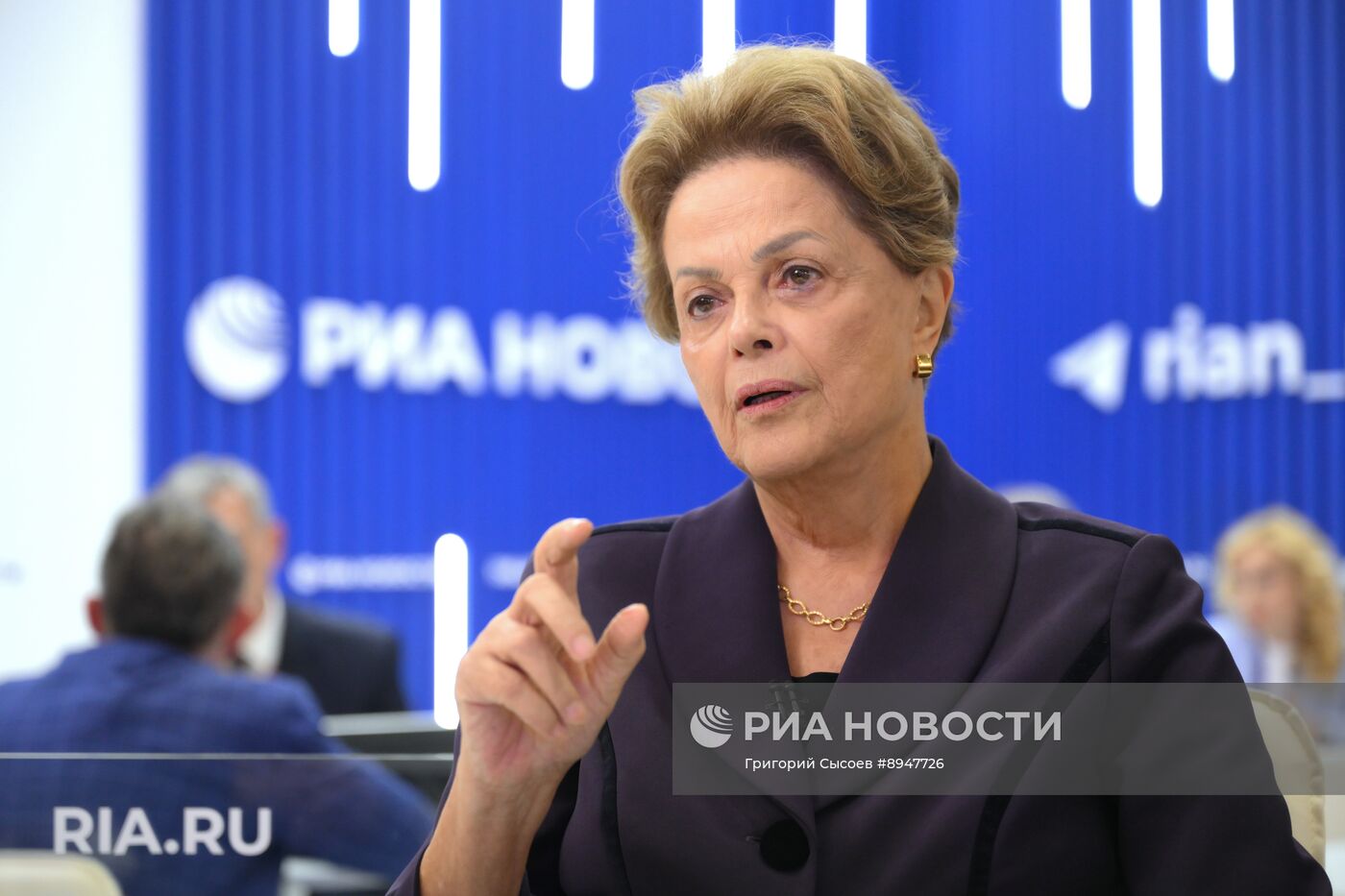 ПМЭФ-2025. Стенд РИА Новости и студия радио Sputnik