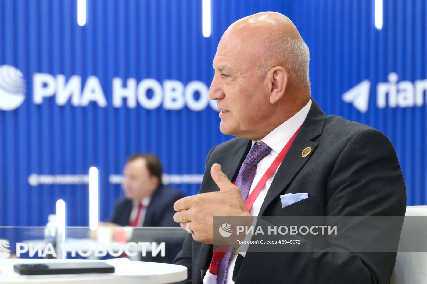 ПМЭФ-2025. Стенд РИА Новости и студия радио Sputnik