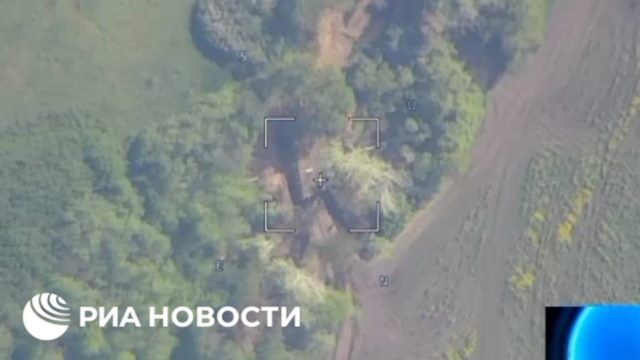 Уничтожение танка Т-72 ВСУ вблизи Новогеоргиевки Днепропетровской области