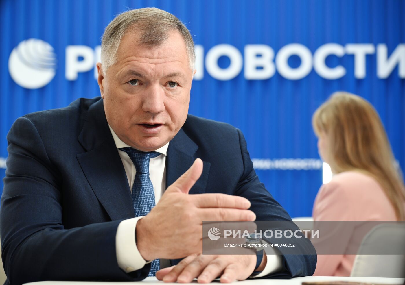 ПМЭФ-2025. Стенд РИА Новости и студия радио Sputnik