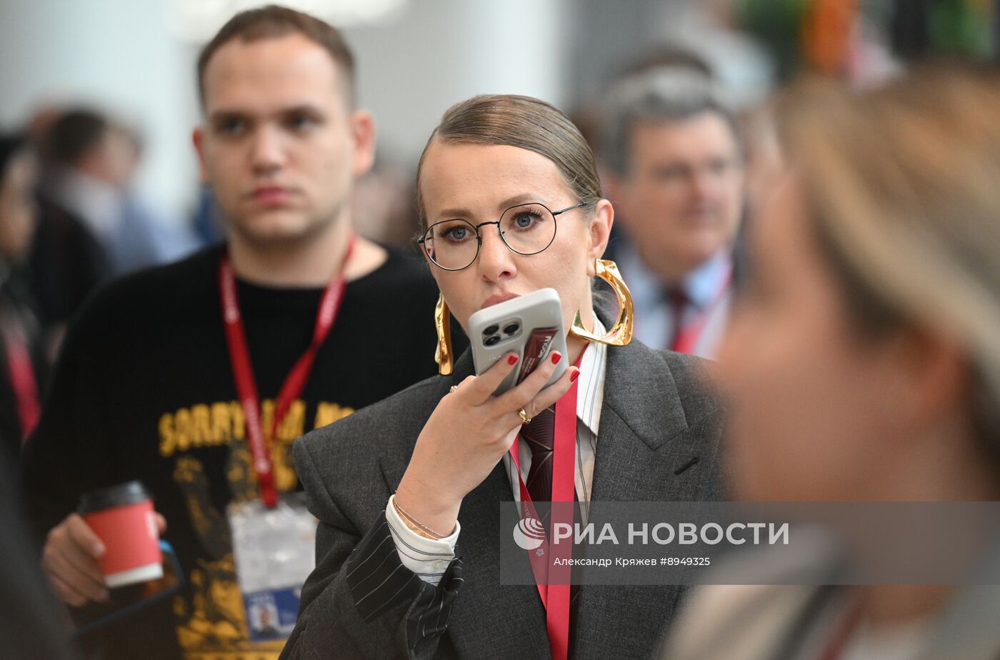 ПМЭФ-2025. Сбор гостей перед началом пленарного заседания