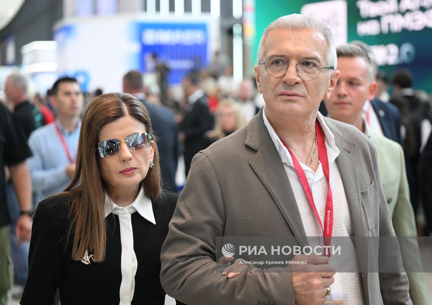 ПМЭФ-2025. Сбор гостей перед началом пленарного заседания