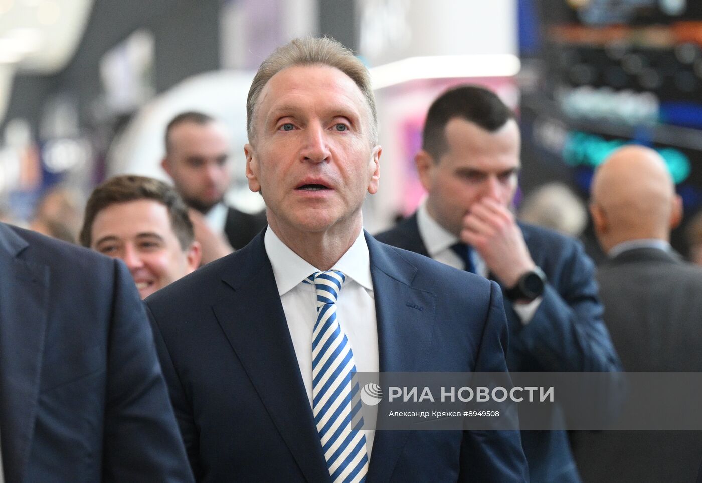 ПМЭФ-2025. Сбор гостей перед началом пленарного заседания