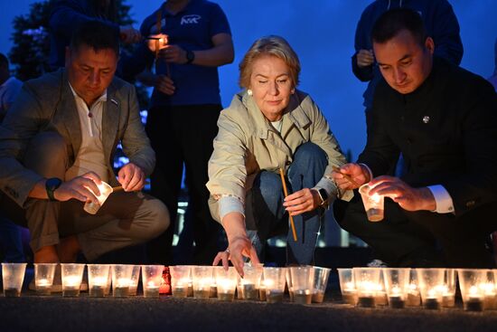 Акция "Огненные картины войны"