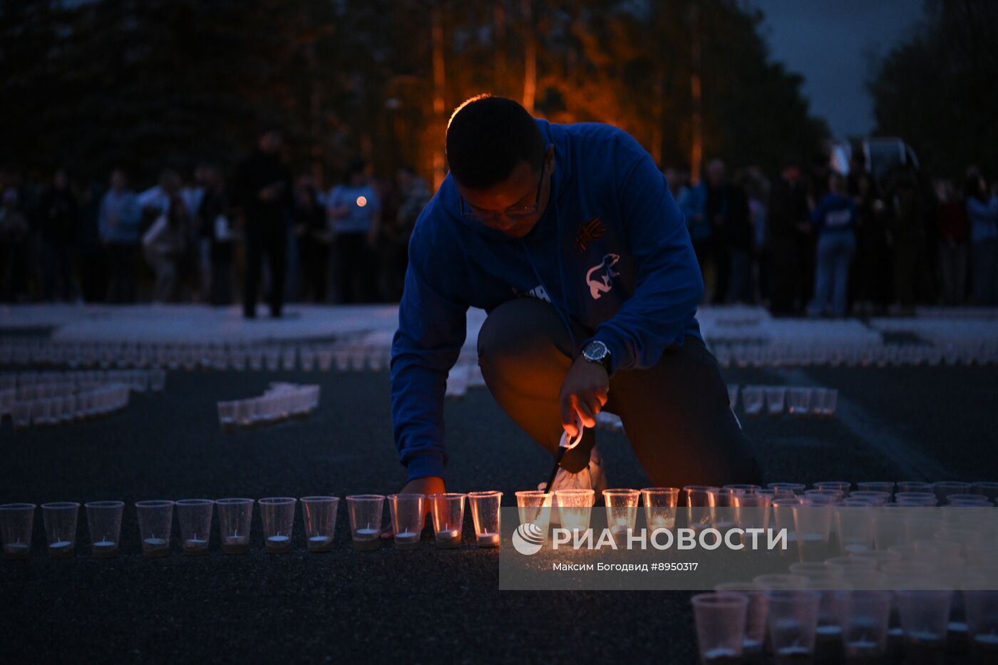 Акция "Огненные картины войны"