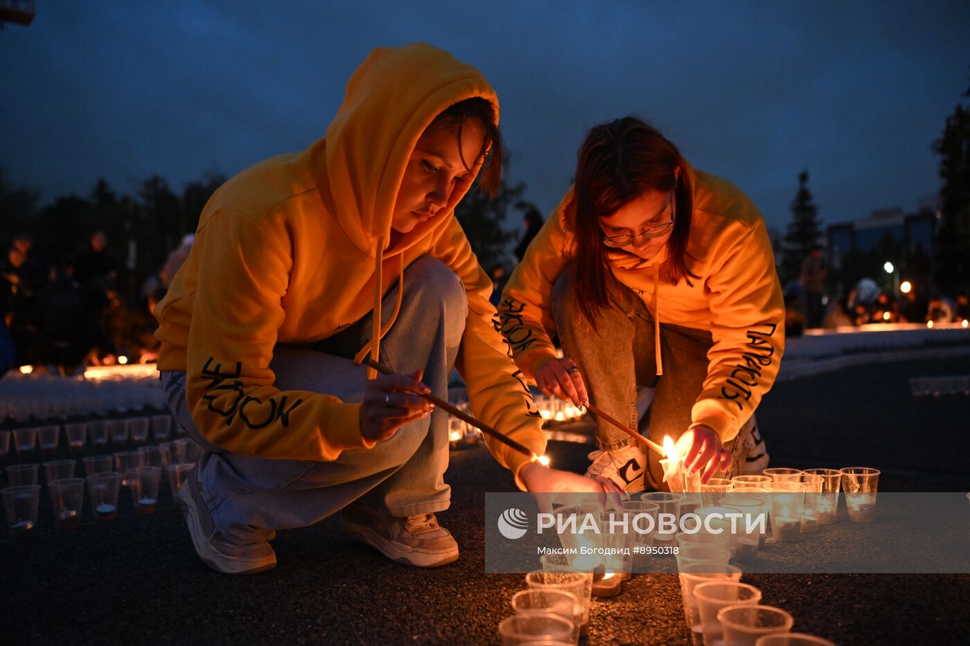 Акция "Огненные картины войны"