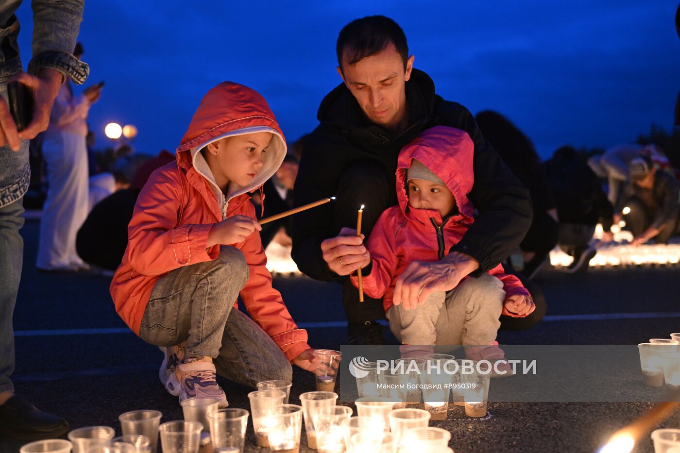 Акция "Огненные картины войны"