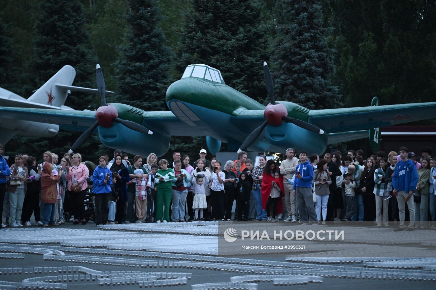 Акция "Огненные картины войны"