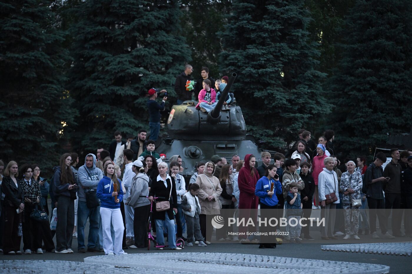 Акция "Огненные картины войны"