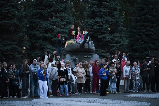 Акция "Огненные картины войны"