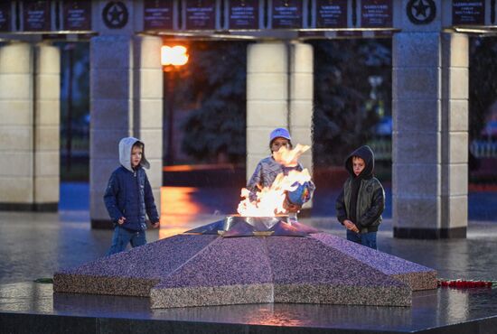 Акция "Огненные картины войны"