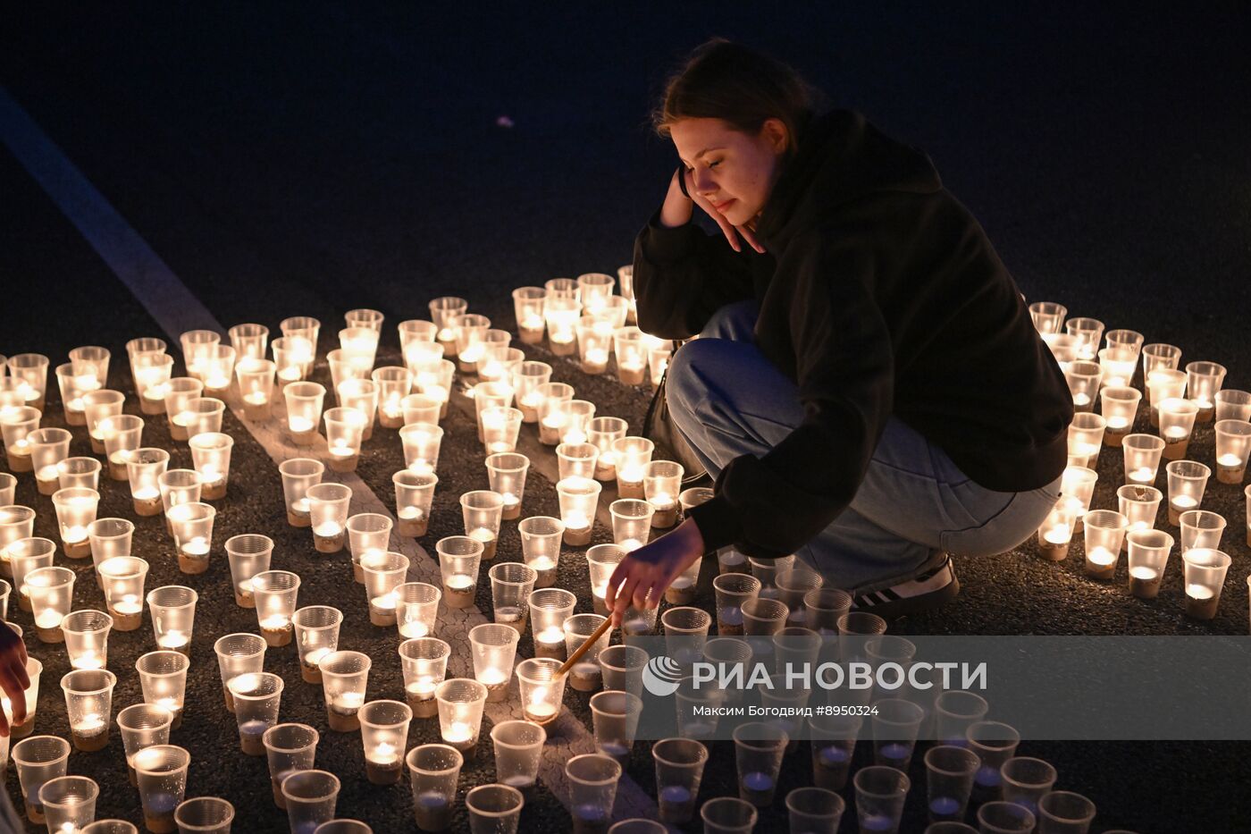 Акция "Огненные картины войны"