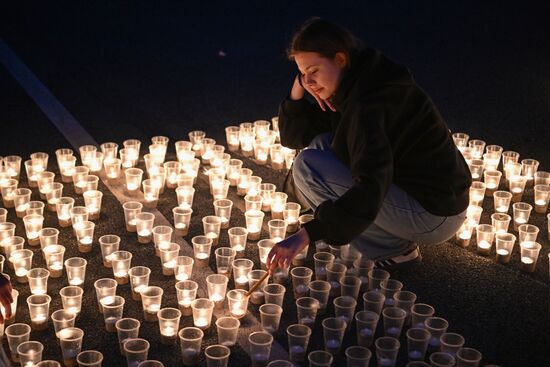 Акция "Огненные картины войны"
