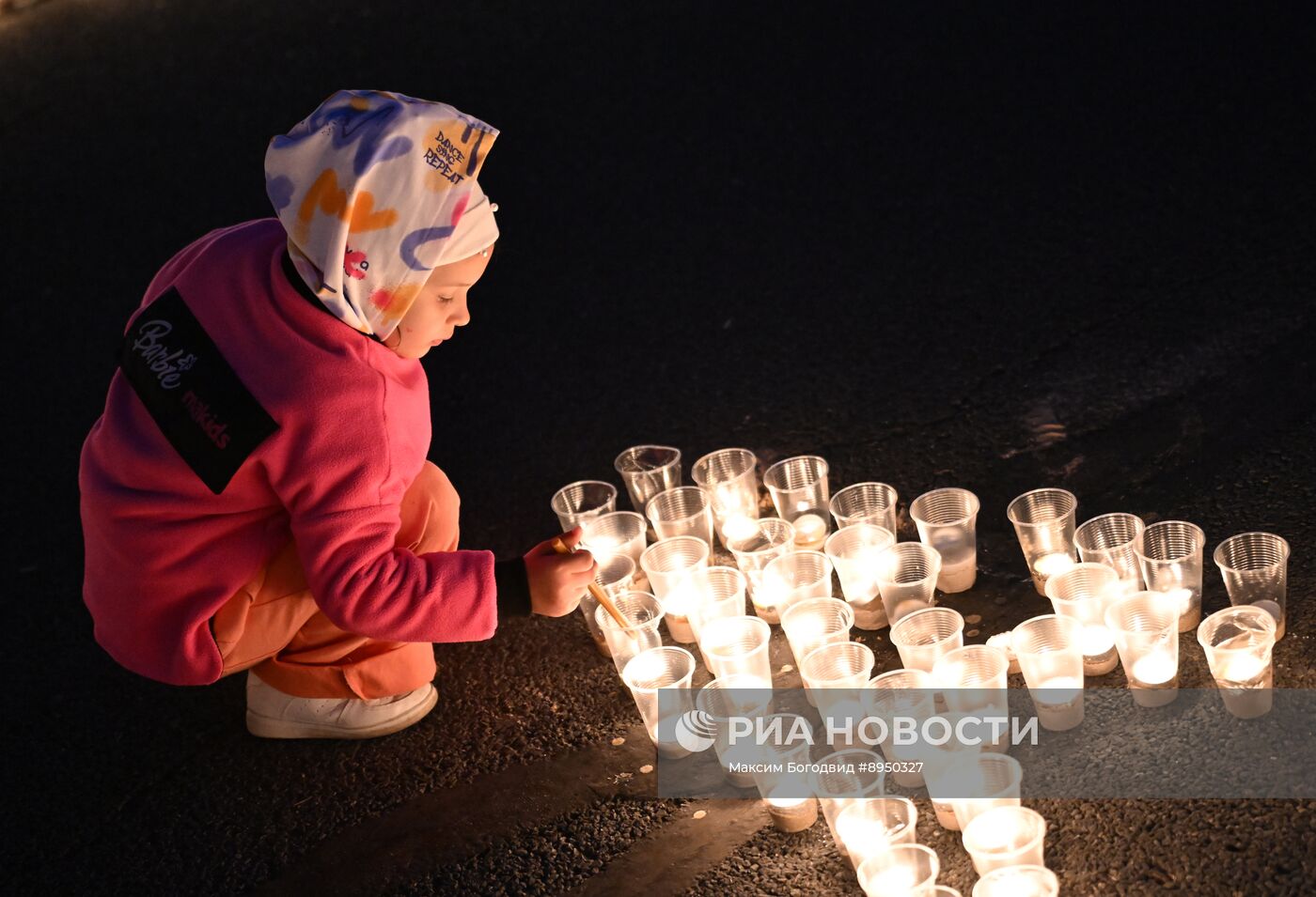 Акция "Огненные картины войны"