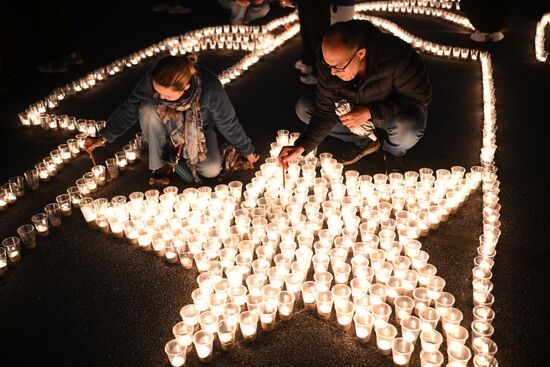 Акция "Огненные картины войны"