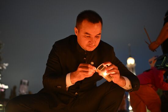 Акция "Огненные картины войны"