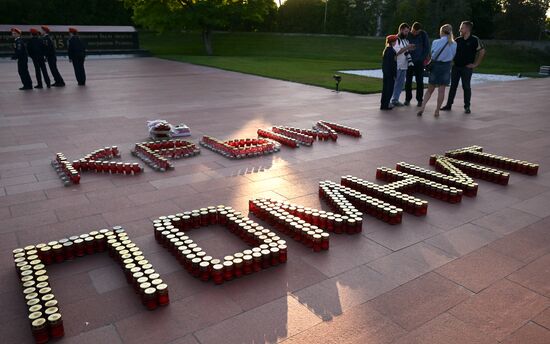 Акция "Огненные картины войны"