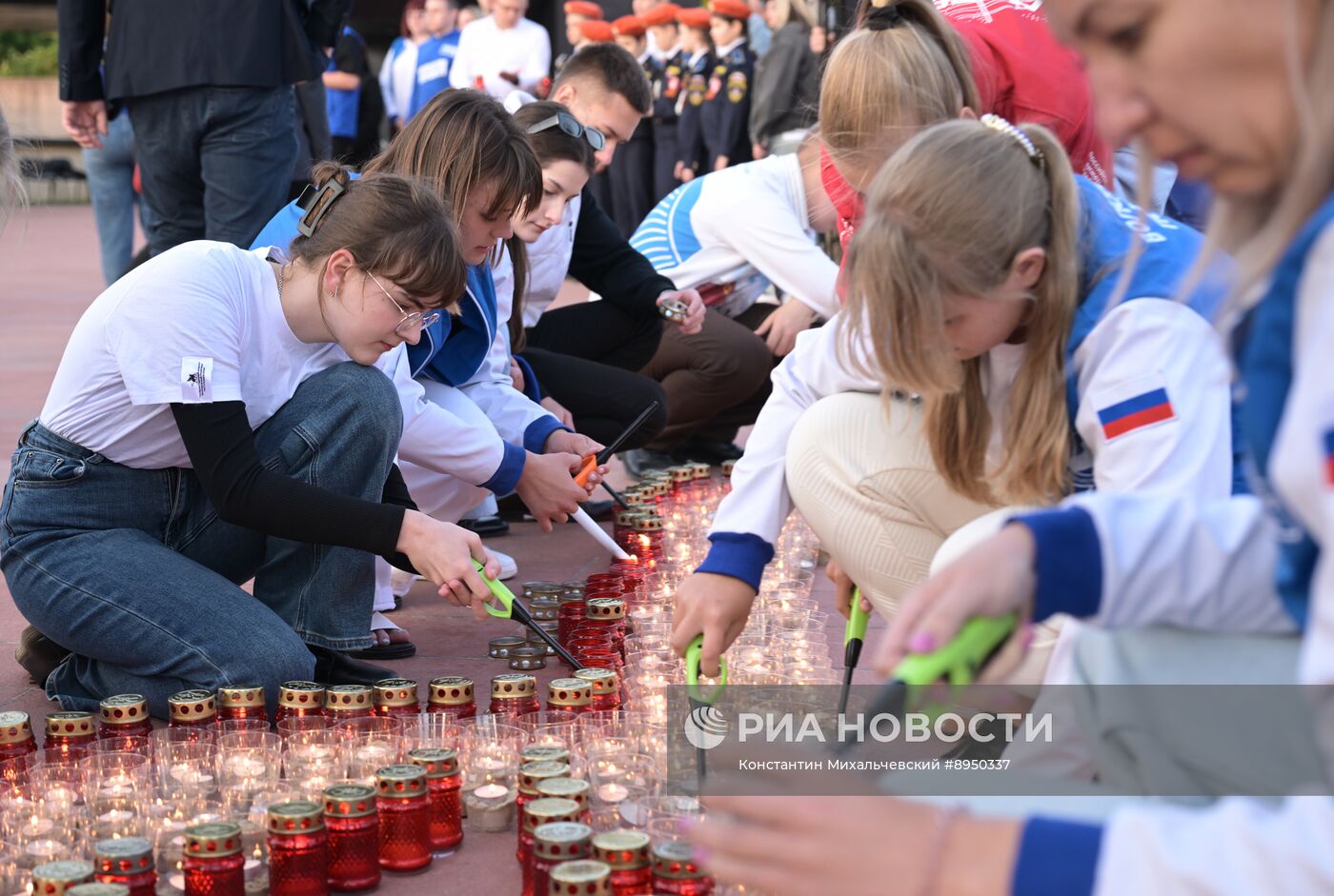 Акция "Огненные картины войны"