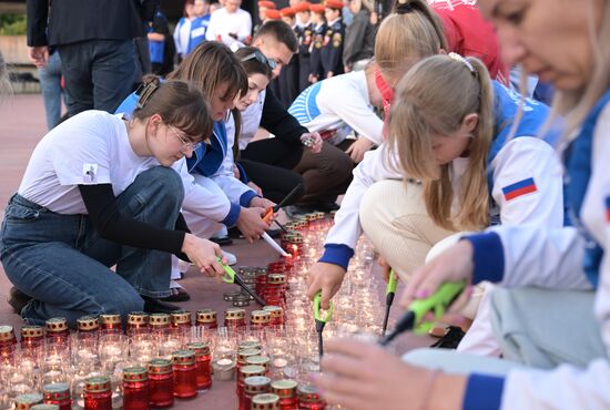 Акция "Огненные картины войны"