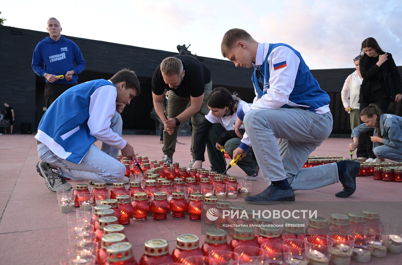 Акция "Огненные картины войны"