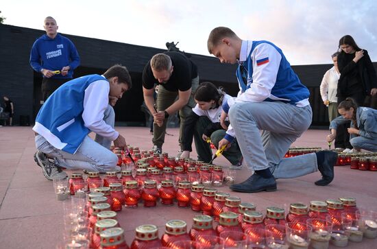 Акция "Огненные картины войны"