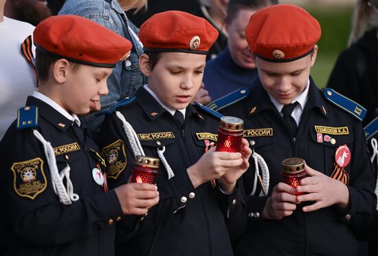 Акция "Огненные картины войны"