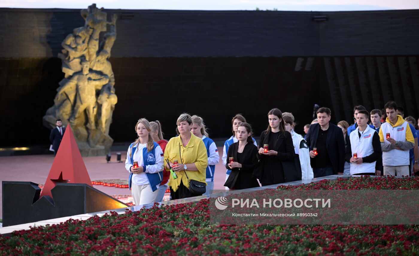 Акция "Огненные картины войны"