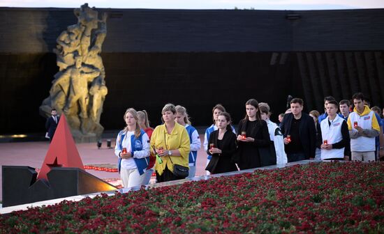 Акция "Огненные картины войны"